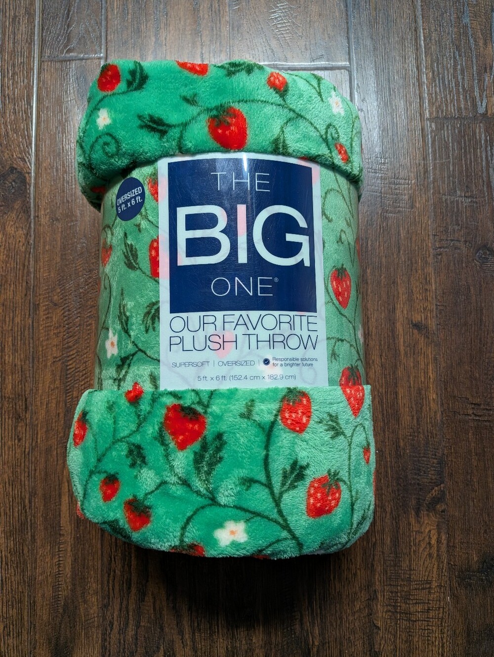 The Big One 6' X 6' Strawberry Blanket